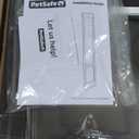 PetSafe 1-Piece Sliding Glass Pet Door for Dogs & Cats - Adjustable Height up to 80 11/16"- Medium, Bronze, No-Cut DIY Install, Aluminum Patio Panel Insert, Great for Renters or Seasonal Installation