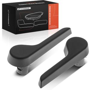 A-Premium Front Seat Recliner Adjustment Handles Compatible with Chevrolet Silverado 1500, Tahoe, Suburban, Avalanche & GMC Sierra, Yukon XL & Cadillac Escalade, Driver and Passenger Side, Black