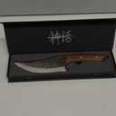 Chef Knife - Perfect Kitchen Knive. Japanese Knife for Cooking, Chopping. Japanese Style Knive for Home, Camping, BBQ. For Balance & Control