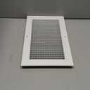 HVAC Premium 8" x 14" or 14" x 8" Cube Core Eggcrate Return Air Grille - Aluminum Rust Proof - HVAC Vent Duct Cover - White [Outer Dimensions: 9.75 X 15.75]