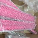 4 Pcs 18.7 Inch Hot Pink Acrylic Mahjong Tile Racks with Pushers for Game Night American Mahjong Racks Tile Set for Mah Jong Lovers and Beginners