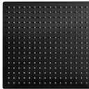 Hoimpro 12 Inch Square Rain Shower Head, Large Waterfall Rainfall Showerhead, High Pressure Stainless Steel Rainfall Rainhead, 1/16 Ultra-Thin Water Saving Design with Silicone Nozzle, Matte Black