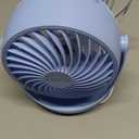 Gaiatop Desk Fan, 5-Inch Portable Electric Table Desktop Air Circulator Fans, Small but Powerful with 3 Speed 360 Adjustable Tilt for Cooling Home Dorm Office Bedroom Bathroom Kitchen, Blue