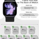 Magnetic Silicone Sport Bands Compatible with Apple Watch Band 40mm 38mm 41mm 42mm 44mm 45mm 46mm 49mm for Women Men, Soft Strap Loop Wristband for iWatch bands Series 11 10 9 8 7 6 5 4 3 2 1 SE Ultra