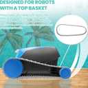 Calvana (2 Pack) Replacement Gray Tracks for Maytronics Dolphin Robotic Pool Cleaners with Part Number 9983152-R2 Dolphin Parts