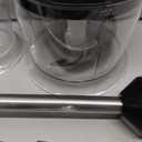 G.a HOMEFAVOR Handheld Corded Hand Blenders Set: 1000W Trigger Variable Speed 5 in 1 Stick Blenders with Stainless Steel Blade, Mixing Beaker, Whisk, Milk Frother for Soup, Baby Food, Smoothies