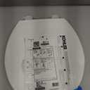 KOHLER 20111-0 Brevia, Slow Close Toilet Seat, Round Toilet Seat, Grip-Tight Bumpers Quick-Attach Hardware, White