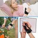 KONSEDIK Trigger Finger Thumb Splint,Adjustable Thumb Spica Support Stabilizer Brace for Pain,Sprains, Arthritis,Tendonitis,De Quervains Tenosynovitis,CMC Joint (Medium)
