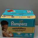 Pampers Swaddlers Diapers, Size 0 (up to 10 lbs), 84 Count, Absorbent, Keeps Baby Dry and Comfortable, Skin Safe Disposable Baby Diaper (Newborn)