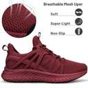 Abboos Womens Slip On Sneakers Women Walking Tennis Shoes Lightweight Casual Sneakers for Gym Travel Work, Size 9.5