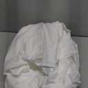 Pleated Bed Skirt Queen Size, Tailored Dust Ruffle 14 Inch Drop Easy Fit, Pleated Grid Plaid Bedskirts, Machine Washable, Anti-Slip, Microfiber, No Split Corners-White