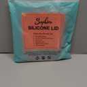 Sophico 3 Cup Rectangle Silicone Storage Cover Lids Replacement for Pyrex 7210-PC Glass Bowls, Container not Included (ORANGE, 2 Pack)