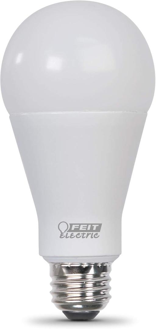 Feit Electric A23 LED Light Bulb, 300W Equivalent, Non-Dimmable, 4060 Lumens, E26 Standard Base, 5000k Daylight, 80 CRI, High Output LED Bulb, Damp Rated, 22 Year Lifetime, OM300/850/LED