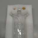 Olive Oil and Vinegar Dispenser Cruet Bottles, 2 in 1 Transparent Dual Glass for Kitchen Cooking Container (2.5 Ounces)