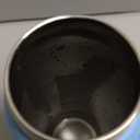 Ion8 Steel Water Bottle, 600 ml/20 oz, Leak Proof, Easy to Open, Secure Lock, Dishwasher Safe, Flip Cover, Fits Cup Holders, Carry Handle, Durable, Scratch Resistant, Raised Print, Blue, Whale Design