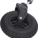 Wheelchair Wheel, 7 Inch Caster Universal PU Hub PVC Wheel Wheelchair Front Wheel Replacement 120KG Load Capacity No Noise, Non Slip