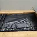 LANGXUN Universal Trampoline Repalcement Safety Pad, 8ft 10ft 12ft 14ft 15ft 16ft Waterproof Surround Spring Foam Cover for Round Frame (Black)