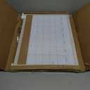 Calendar Whiteboard for Wall, TANKEE 17x13 Inches Whiteboard Calendar Cork Board Combo, Small Magnetic White Board with Wood Framed, Hanging Dry Erase Board for Kitchen Home Office School Planner