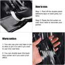 4 Pcs Foil Fringe Curtains Backdrop Metallic Tinsel Streamers Photo Booth Backdrops Door Fringe Curtains for Wedding Birthday Halloween Christmas Disco Party Decorations (Matt Gold, Matt Black)