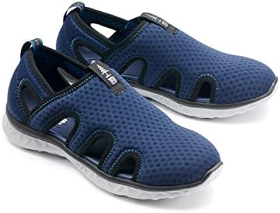 BASS OUTDOOR Women's Vented Mesh Water Shoes – Pull-on Trail Sneakers Hiking, Size 8