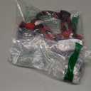 ADOGGYGO Christmas Dog Collar with Bow, Adjustable Cotton Red Plaid Bowtie Dog Christmas Collars for Large Dogs Pets (Large, Red & Black)