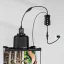 Dimming Thermostat, PID Temperature Controller with Memory Function, Reptile Thermostat for Reptile Heat lamp, Specifically Designed for Light Heat Bulbs & Heaters for Terrariums