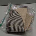 Lahome Enfys Rainbow Easy Jute Rug, 2x3 Farmhouse Kitchen Rugs Non Slip Washable Entryway Rug, Neutral Non Slip Non Shedding Low Pile Indoor Outdoor Door Mats for Porch Foyer (Nature/Black Rainbow)