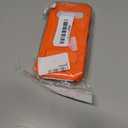 Case Compatible with Sonim XP10 (XP9900), Protective Shell Case with Handstrap, Kickstand and Screen Protector (Orange)
