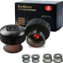 Smart Cupping Massage Therapy Set 2 Pcs, Electric Therapy Massager Kit, Therapy Device, Gua Sha Massage Tool for Pain Relief, Neck Shoulder Back Muscle Soreness (Black)