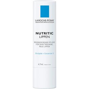 La Roche-Posay Nutritic Lip Balm for Very Dry Lips, Soothes and Repairs Chapped Lips with Shea Butter and Ceramides, 0.15 Fl Oz (Pack of 1)