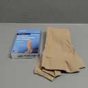 Amazon Basic Care Medical Compression Stockings, 20-30 mmHg Support, Women & Men Thigh Length Hose, Open Toe, Beige, Small (Previously NuVein)