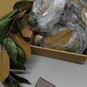 Welcome Logo Flowers 48in Artificial Magnolia Leaf Garland, Green Fall Plants for Wedding,Fall Decor, Holiday Dcor for Party and Wedding Decoration(48in Magnolia Leaf)