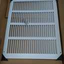 Fits 16x12 Duct Opening Stamped Steel Return Air Grille Vent Cover Grille for Sidewall and Ceiling in White Surface Dimensions: 17.75"W X 13.75"H (16" W x 12" H Duct Opening)