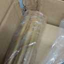 chamvis Gold Metal Plant Stand, 3 Pcs Tall Cylinder Pedestal Stands for Parties and Weddings, Gold Round Cylinder Tables for Living Room and Patio Decor