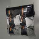 Wildarms Men's 6-Pack Running Socks - Cotton Ankle Socks with Arch Support, Cushion & Double Cuff for Sports, Hiking, Gym