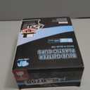 DaYammi 100 Pack Blue Plastic Cups 9 oz Disposable Cups Tumblers, Elegant Blue Glitter Party Drinking Cup Perfect for Wedding, Fancy Disposable Cup Plastic Cocktail Glasses for Party