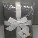 UGG Bliss Throw Blanket Plush Soft Fleece Fluffy Blankets for Bed or Couch Oversized Warm Reversible Machine Washable Medium Weight Home Decor Giftable Throw, 50-inch x 70-inch, Charcoal Grey