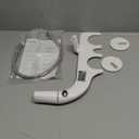 SAMODRA Ultra-Slim Hygienic Bidets Attachment for Existing Toilets - Adjustable Fresh Water Pressure Self Cleaning Nozzle Easy to Install, Silver