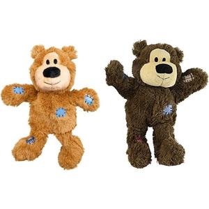 Kong Wild Knots Bears Durable Dog Toys Size:Small/Med Pack of 2 Small Breeds