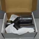 Vechkom 2PCSDual Exhaust Tip 3" Inlet 4" Outlet 10" Overall Length Carbon Fiber & Stainless Steel Black Exhaust Pipe Universal Fit for Diesel & Gas Vehicles Durable Muffler Tip for Car Tailpipe