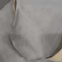 CL118 3.5-Ounce Split Leather Kick Back Apron, Pearl Grey