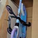 PHOEROS Kick Scooter for Kids Ages 6-12,Teens & Adults, Youth. Lightweight Aluminum Kick Scooter for Teens Adults Boys Girls with 8 inch Big Wheels, Foldable, 3 Height Adjustable, Shock Absorption. (Frozen Blue)