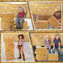 Outus Hay Bale Decoration 6 Pack Western Cowboy Party Decorations Hay Bale Box 3 Pack Straw Tablecloths Farm Theme Party Photo Props Rustic Farmhouse Cowboy Supplies