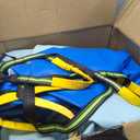 12FT Water Trampoline for Lake, Inflatable Floating Trampoline | Blue Inflatable Lake Trampoline Heavy Duty Water Swim Platform for Lake Ocean with Ladder & Ropes