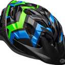 Bell Axle Youth Bike Helmet (One Size, Black/Force/Krypto Shifter)