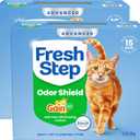 Fresh Step Odor Shield Advanced Multi Cat Clumping Litter with Febreze Freshness, Gain Original Scent, 18.5 lbEach, Pack of 2 