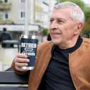 Retirement Gifts for Men 2025 - Retired Not My Problem Anymore - Funny Retired Tumbler for Men, Him, Father, Husband, Coworkers - Happy Retirement Gifts, Navy Tumbler 20 Oz (Navy 20Oz 2025)