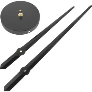 1 Set Silent Clock Movement Mechanism with Professional Clock Hands Parts Precise Timekeeping Suitable for Home Decor, Black