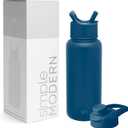 Simple Modern Water Bottle with Straw and Chug Lid Vacuum Insulated Stainless Steel Metal Thermos Bottles | Reusable Leak Proof BPA-Free Flask for Sports | Summit Collection | 32oz, Slumberland