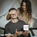 Homsolver 30th Birthday Candle Gifts for Women Men, Happy 30th Birthday Decorations Gift for Her Him, Funny 30 Years Old Gifts Ideas- Lavender Candles